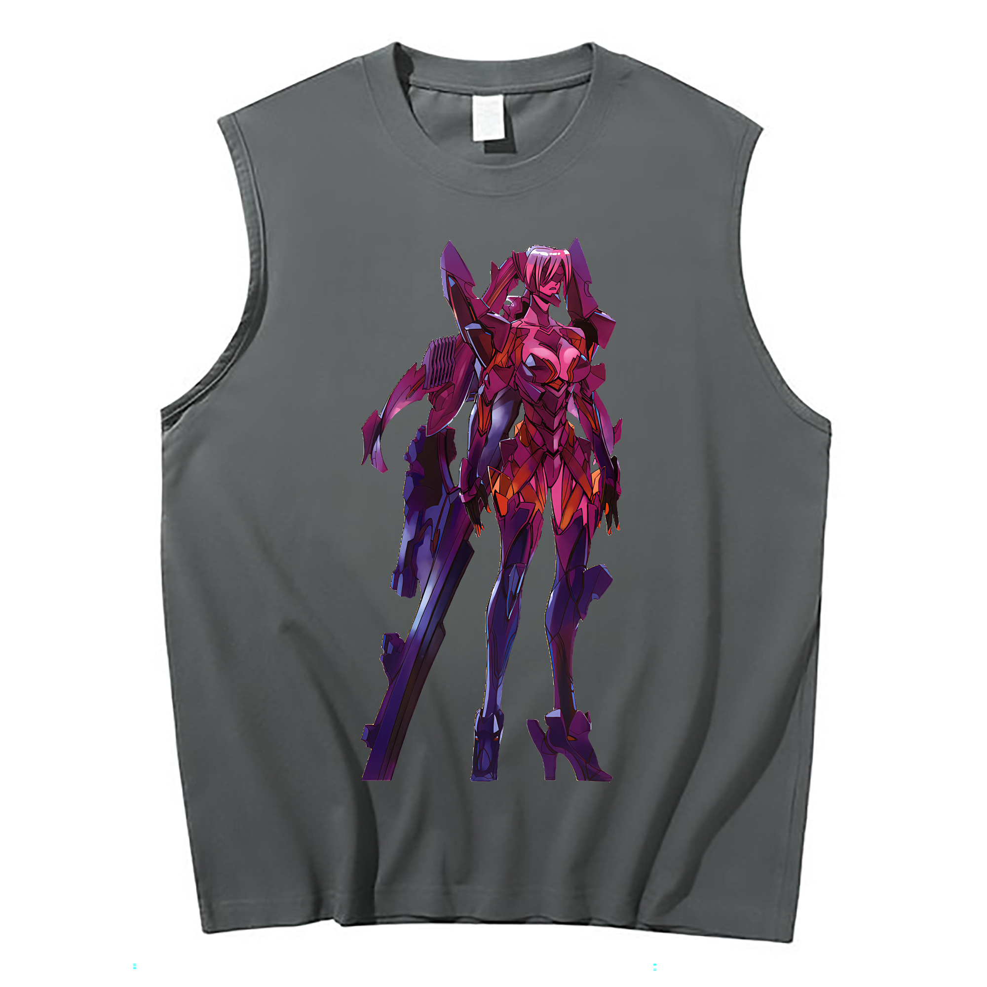 （画像用） EVA 新世紀エヴァンゲリオン コットン100％タンクトップ（フロントプリント）